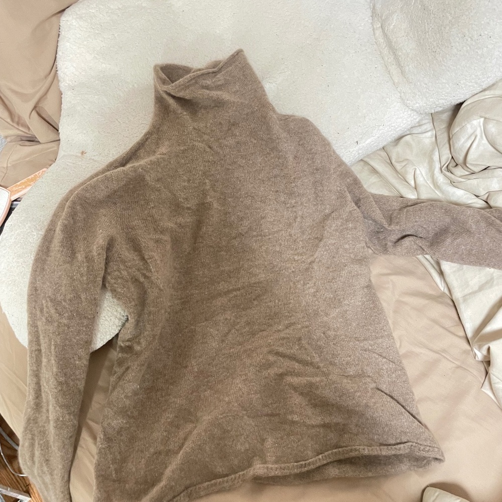 Tan cashmere sweater